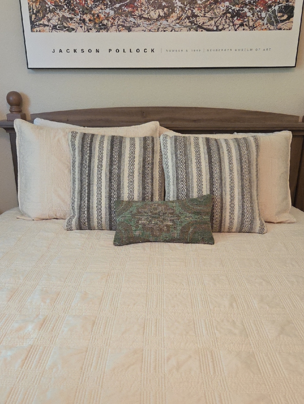 Surya Light Gray / Ivory Southwest Pillow Set of 2